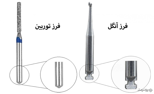 تفاوت فرز آنگل و توربین