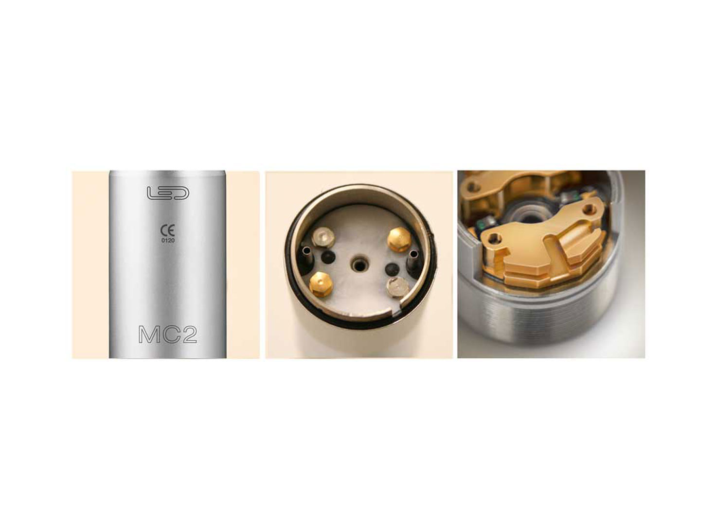 میکروموتور فایبراپتیک آب از داخل MC2 LED برند Bien Air Dental