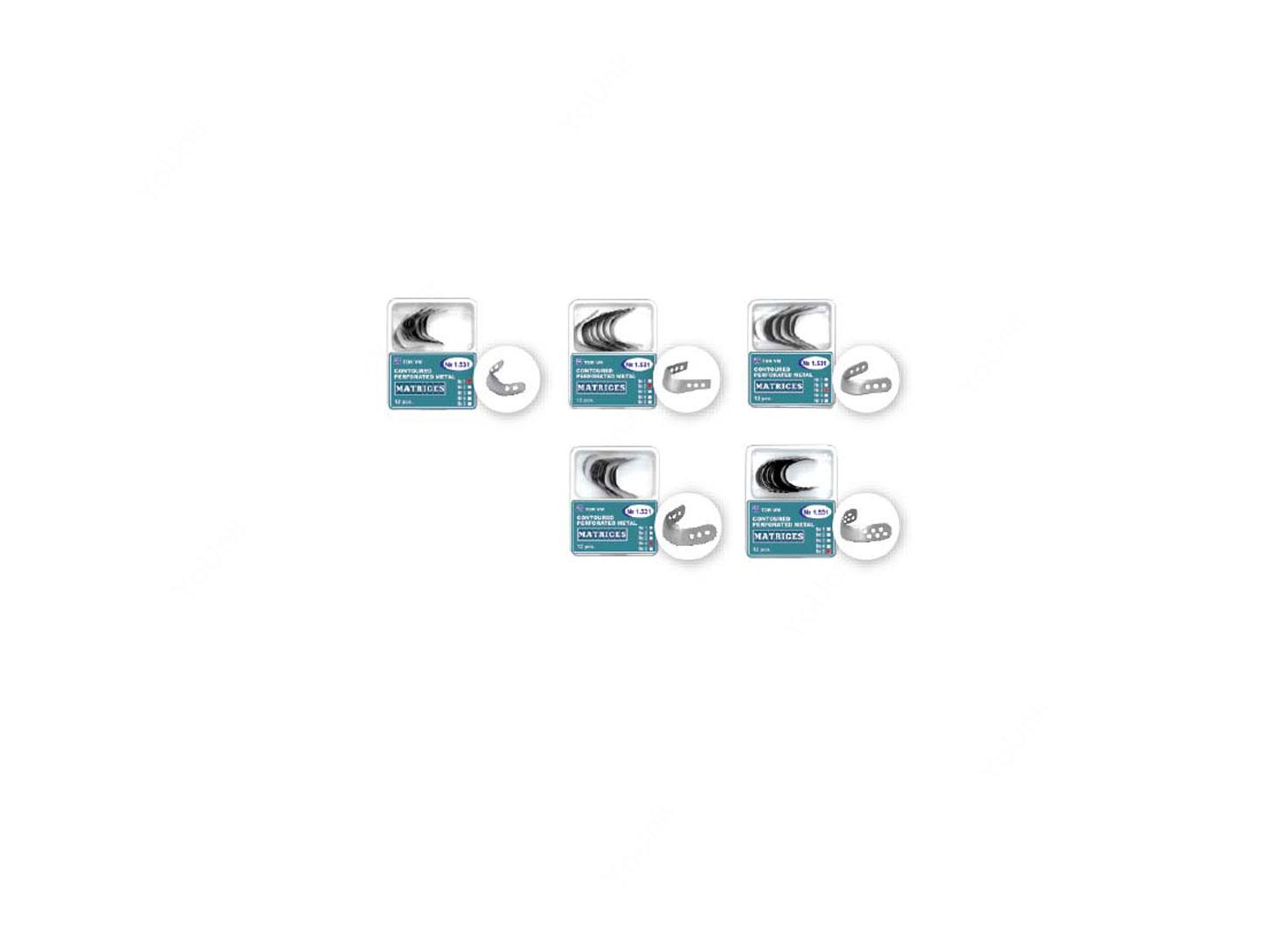 کیت نوار ماتریکس کوهان دار بسته 12 عددی برند TORVM