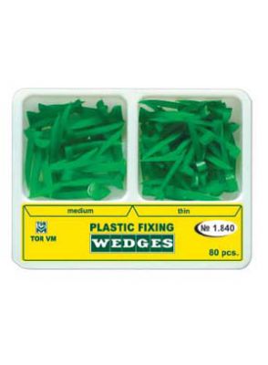 |وج پلاستیکی رنگی Plastic Fixing بسته 80 عددی برند TORVM