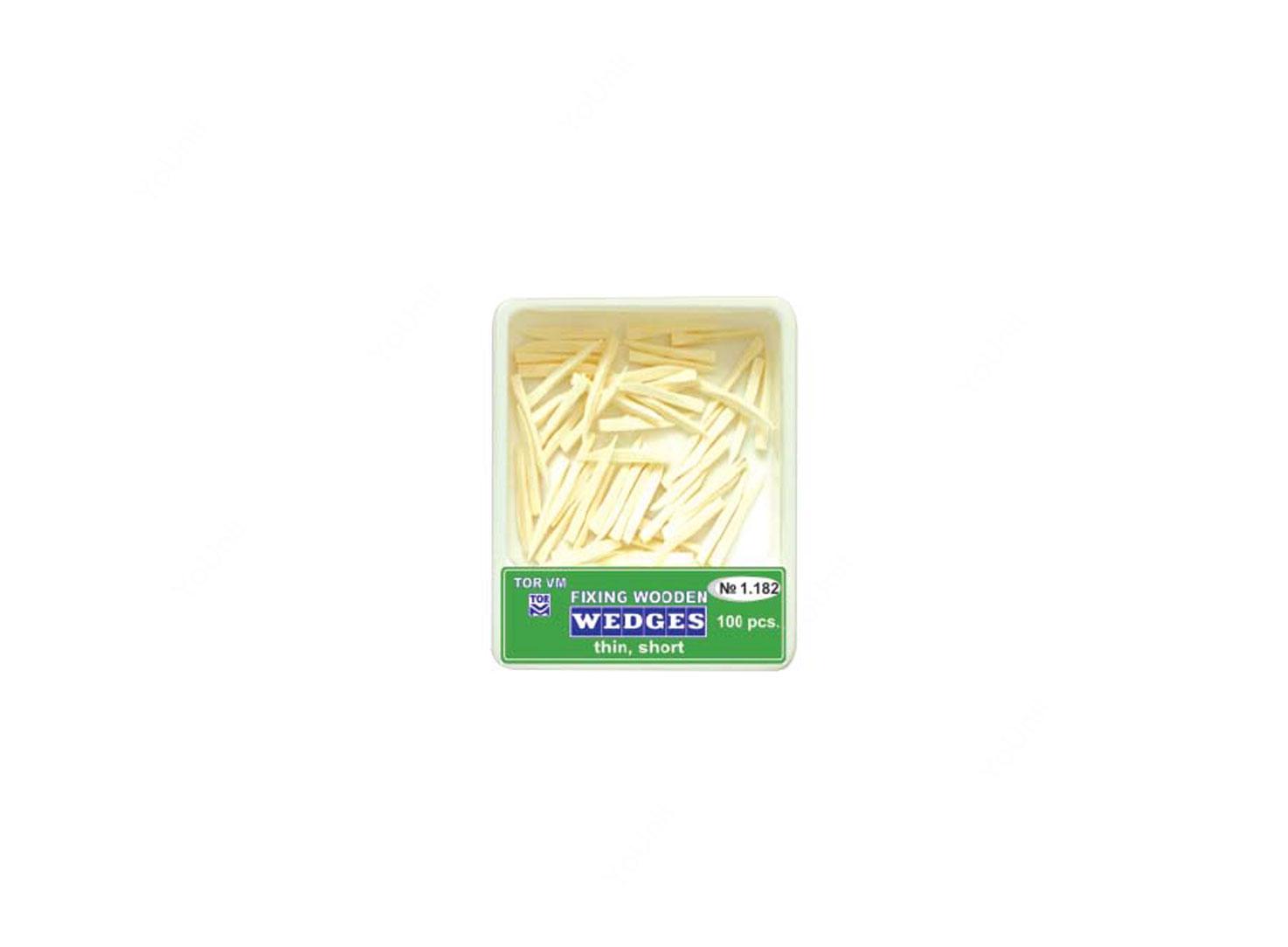 وج چوبی آناتومیک Fixing Wooden بسته 100 عددی برند TORVM