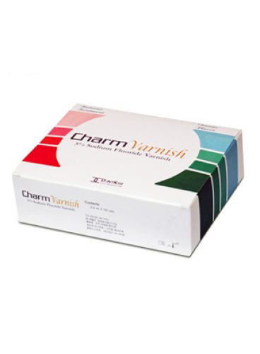 |وارنیش سدیم فلوراید 4 سی سی Charm Varnish برند DentKist