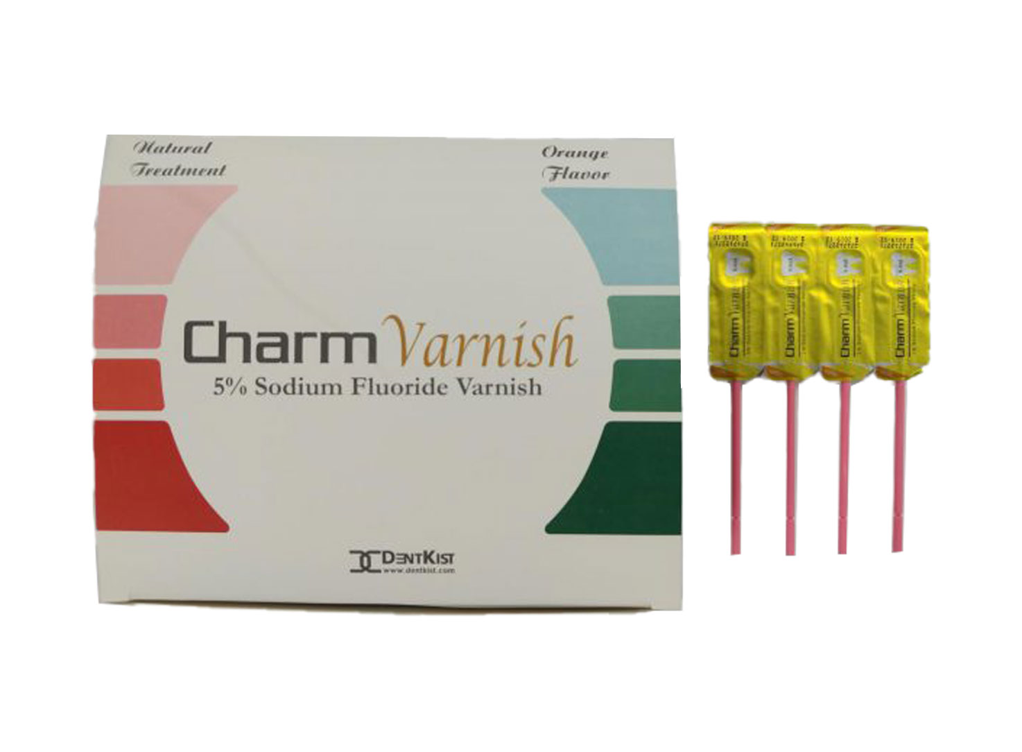 وارنیش سدیم فلوراید 4 سی سی Charm Varnish برند DentKist