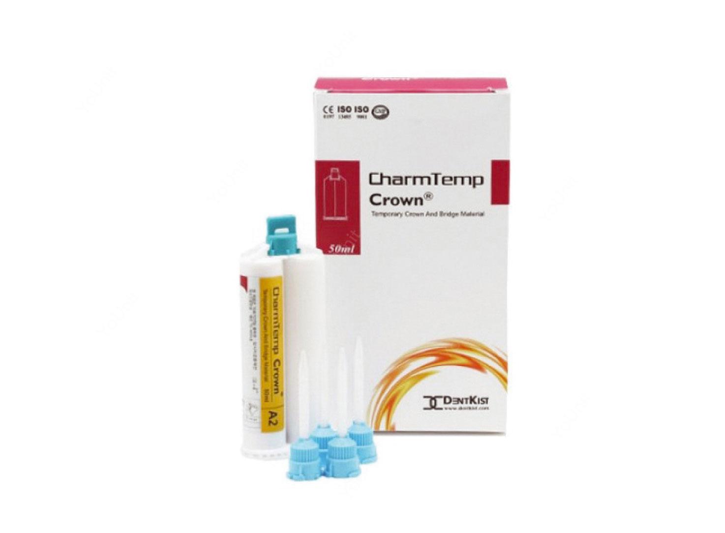 ماده ساخت روکش موقت CharmTemp Crown کارتریج 50 میلی لیتری برند DentKist