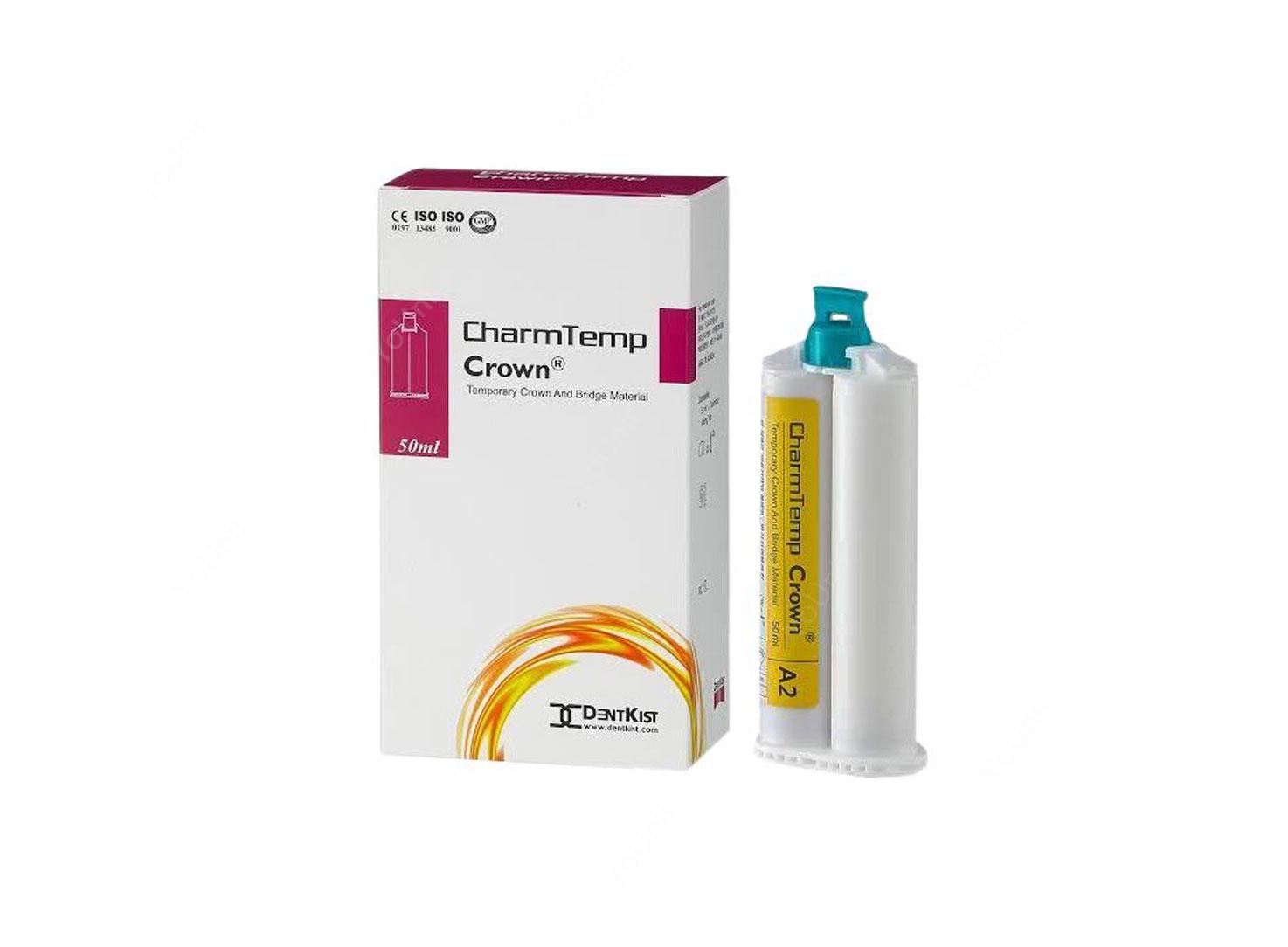 ماده ساخت روکش موقت CharmTemp Crown کارتریج 50 میلی لیتری برند DentKist