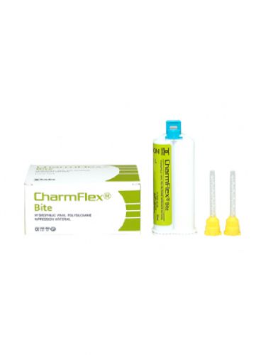 |ماده ثبت بایت و قالبگیری CharmFlex Bite Fast/Bite Clear حجم 100 سی سی برند DentKist