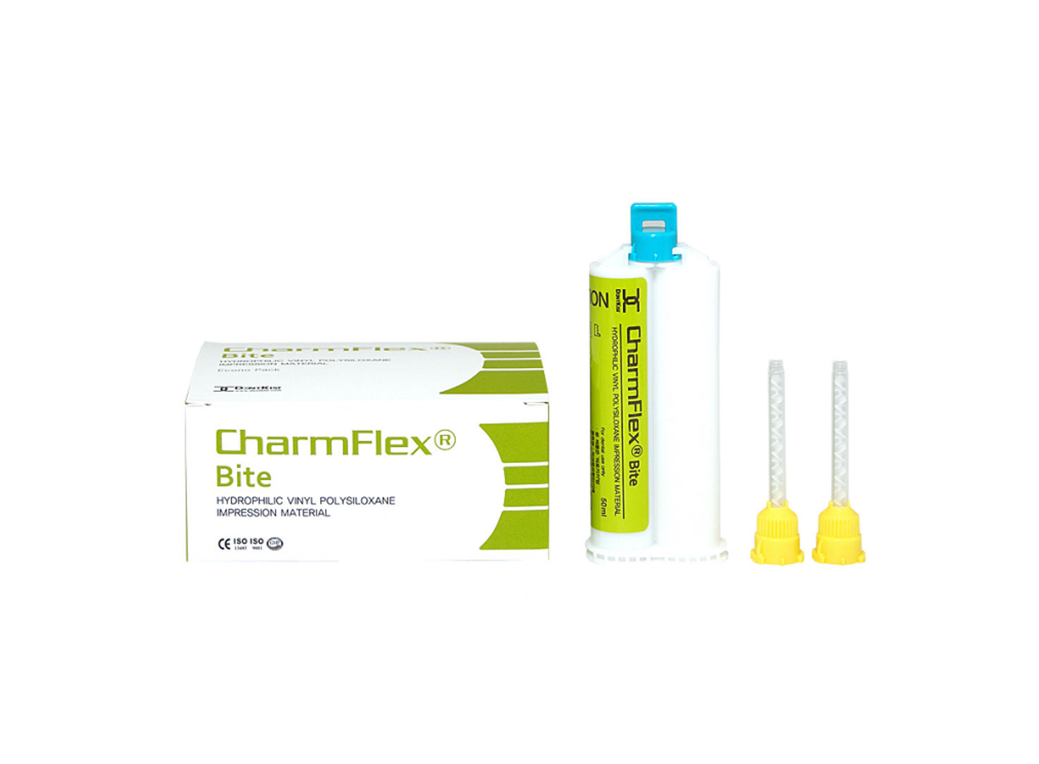 ماده ثبت بایت و قالبگیری CharmFlex Bite Fast/Bite Clear حجم 100 سی سی برند DentKist