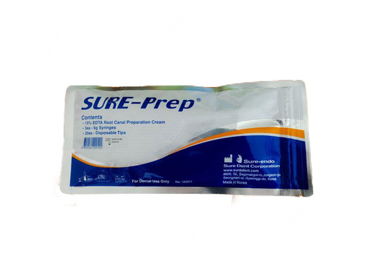 خمیر آرسی پرپ 15 درصد Sure Prep سرنگ 6 گرمی برند Sure Endo