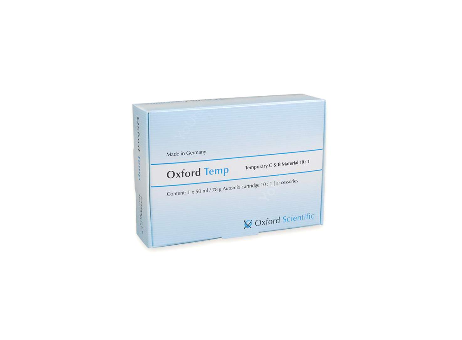 ماده ساخت روکش موقت کرون و بریج سرنگ 50 میلی لیتری برند Oxford