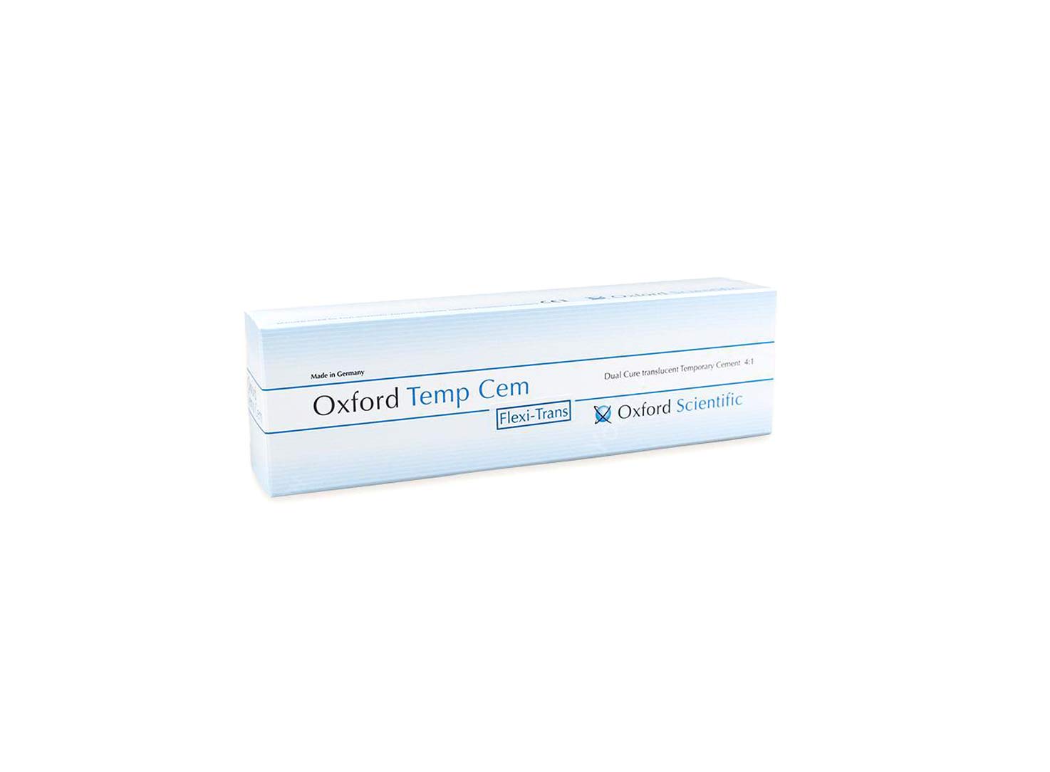 سمان موقت دوال کیور بدون اوژنول Temp Cem Flexi-Trans برند Oxford