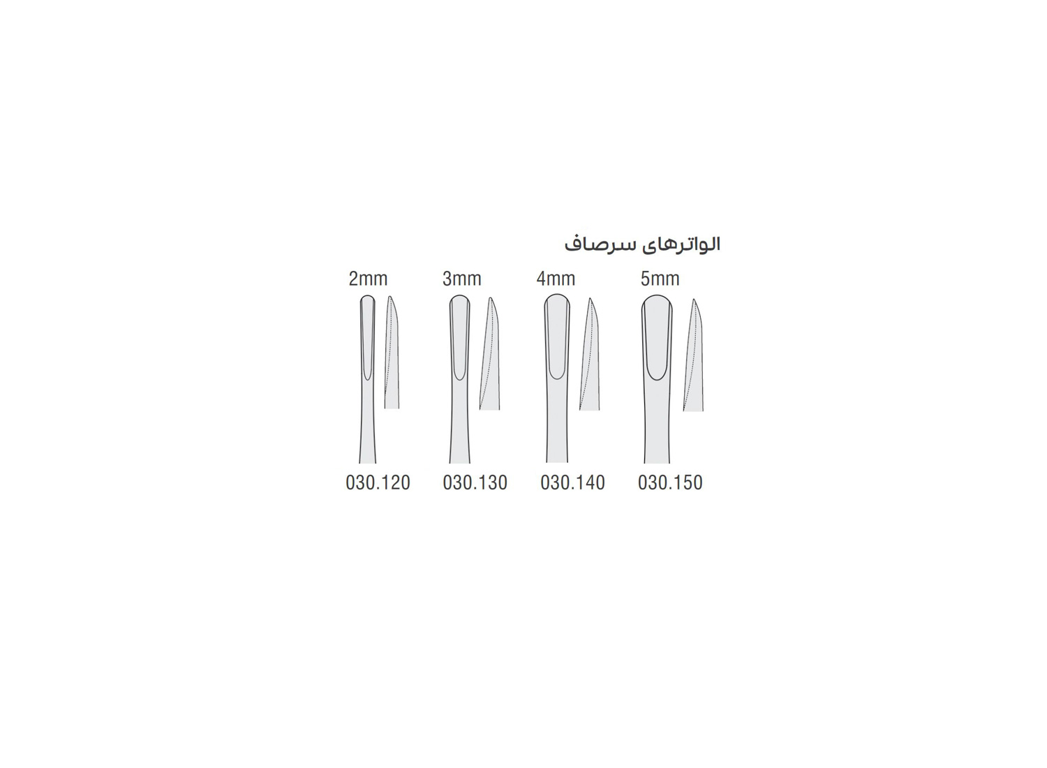 الواتور Bein مستقیم سرصاف و سرکج برند فالکن