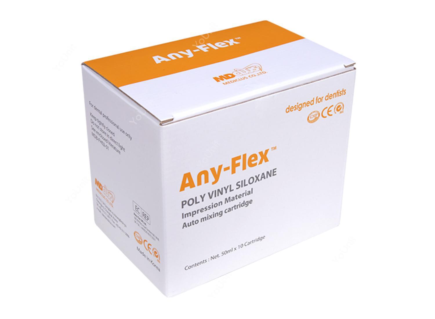 ماده قالبگیری دندان Any-Flex Heavy کارتریج 50 میلی لیتری برند MDCLUS