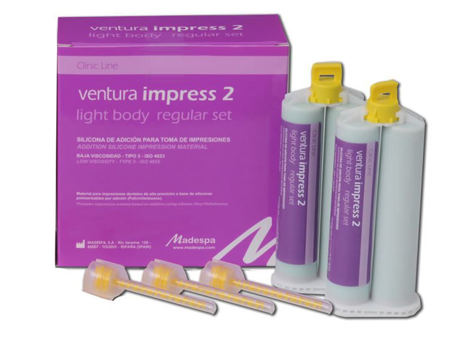 ماده قالبگیری سیلیکونی Ventura impress 2 light برند MADESPA