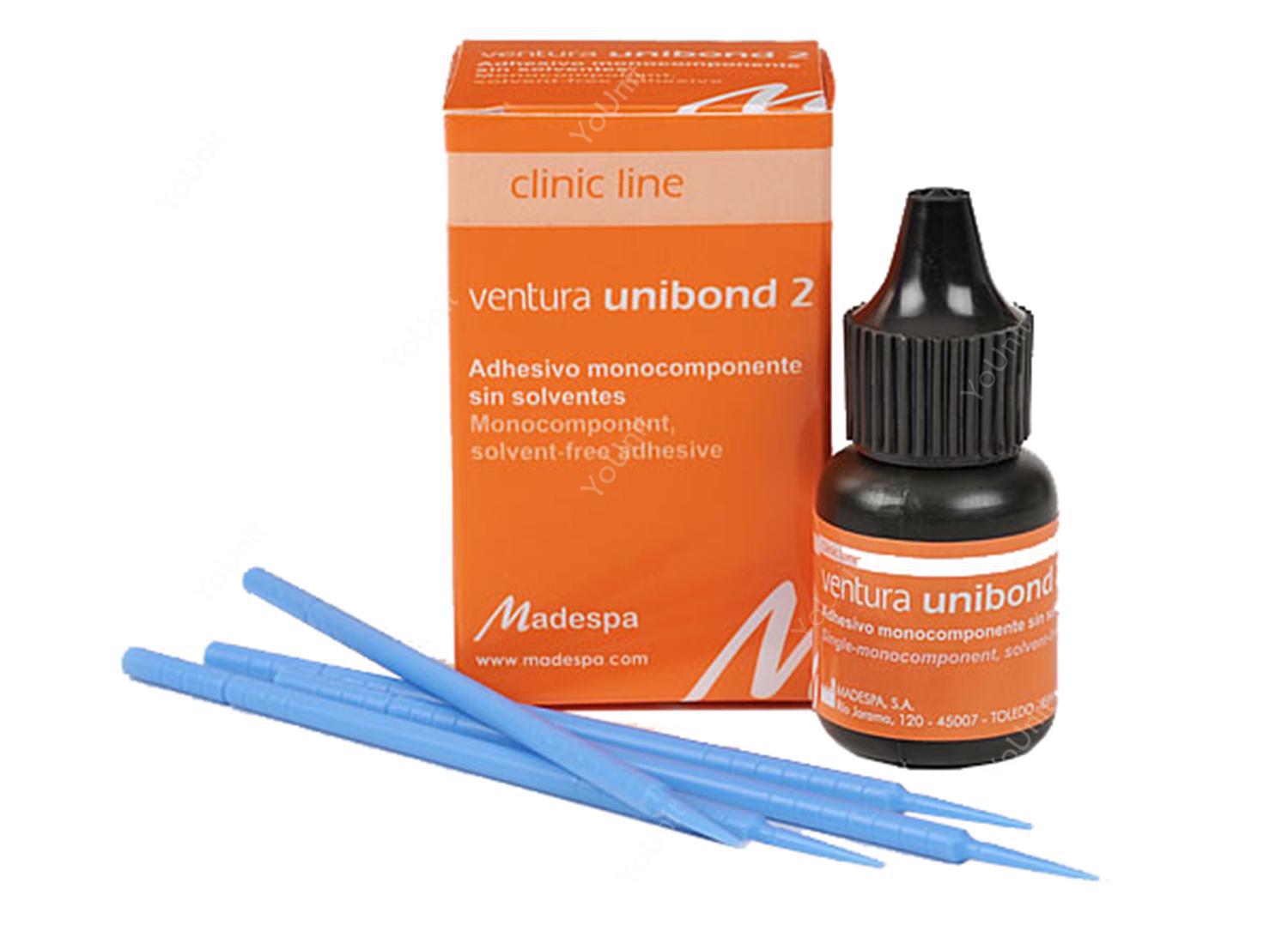 باندینگ لایت کیور تک مرحله ای Ventura unibond2 بطری 5 میلی لیتری برند Madespa