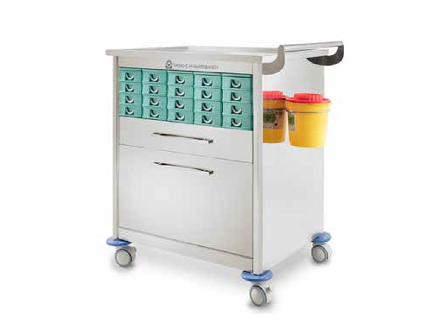 ترالی کشودار استیل دارو برند تک نوع خاورمیانه