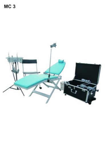 |یونیت و صندلی پرتابل دندانپزشکی و تابوره مدل MC3 برند آرین طب سعید
