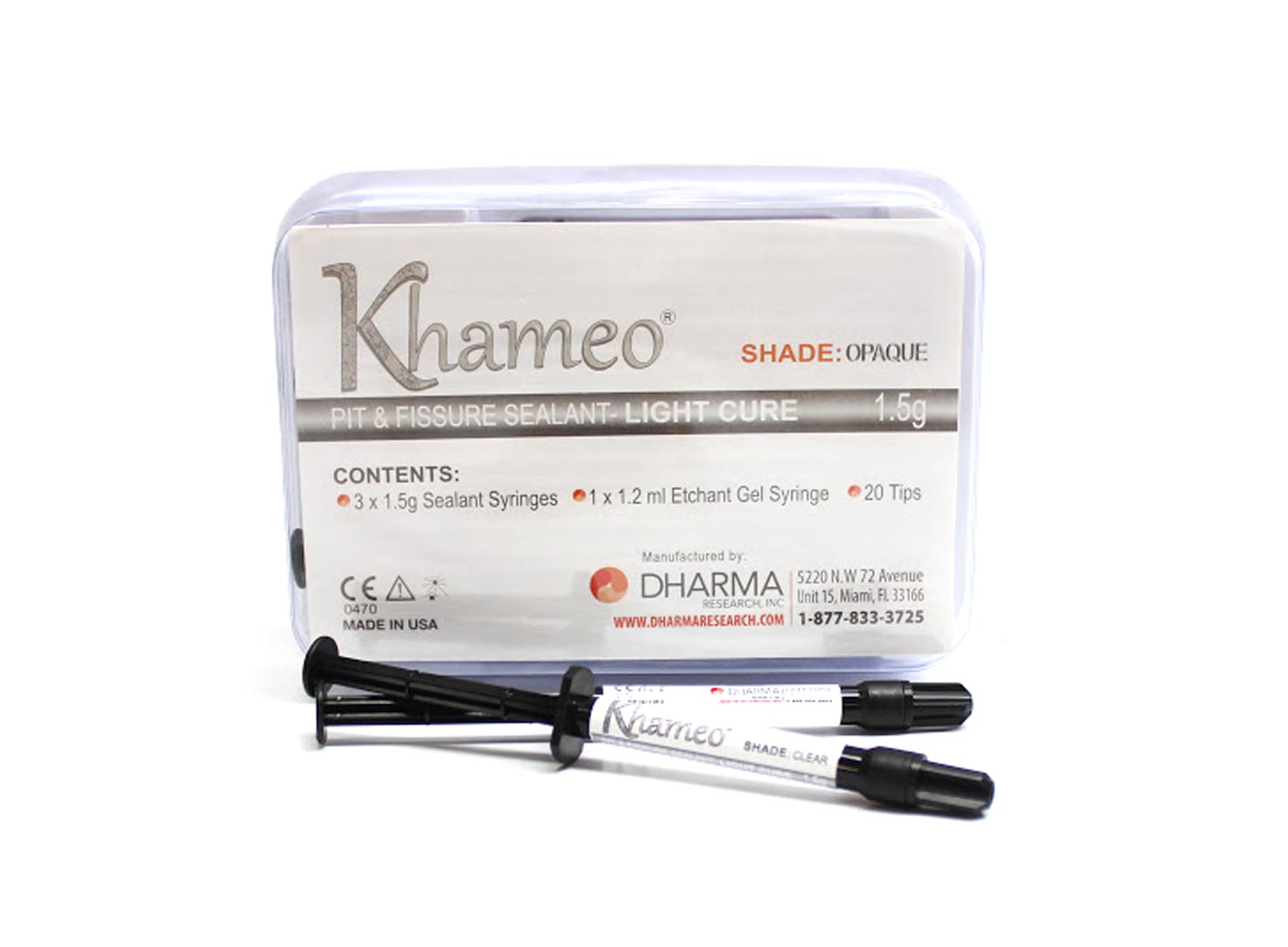 کیت فیشور سیلانت لایت کیور Khameo برند Dharma Research