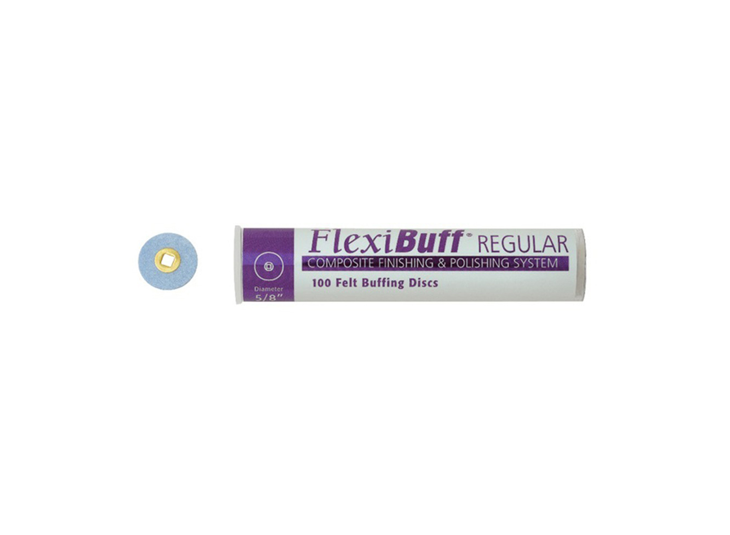 نمد پرداخت کامپوزیت FlexiBuff بسته 100 عددی برند Cosmedent
