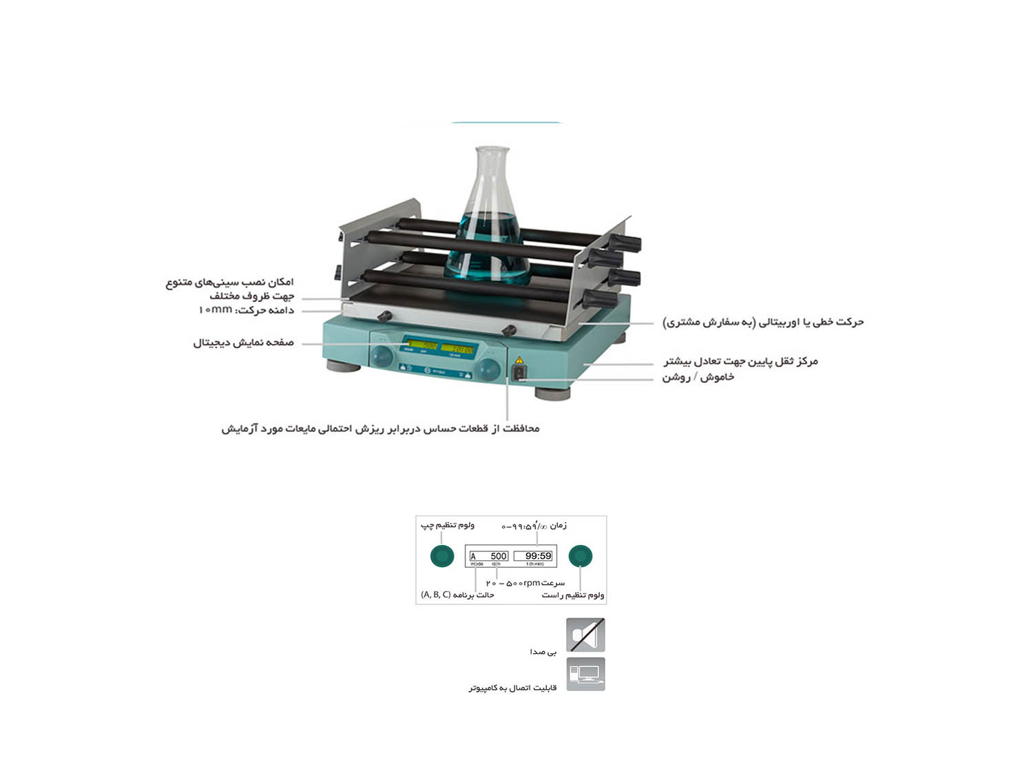 شیکر روتاتور مدل PIT10LO برند PIT