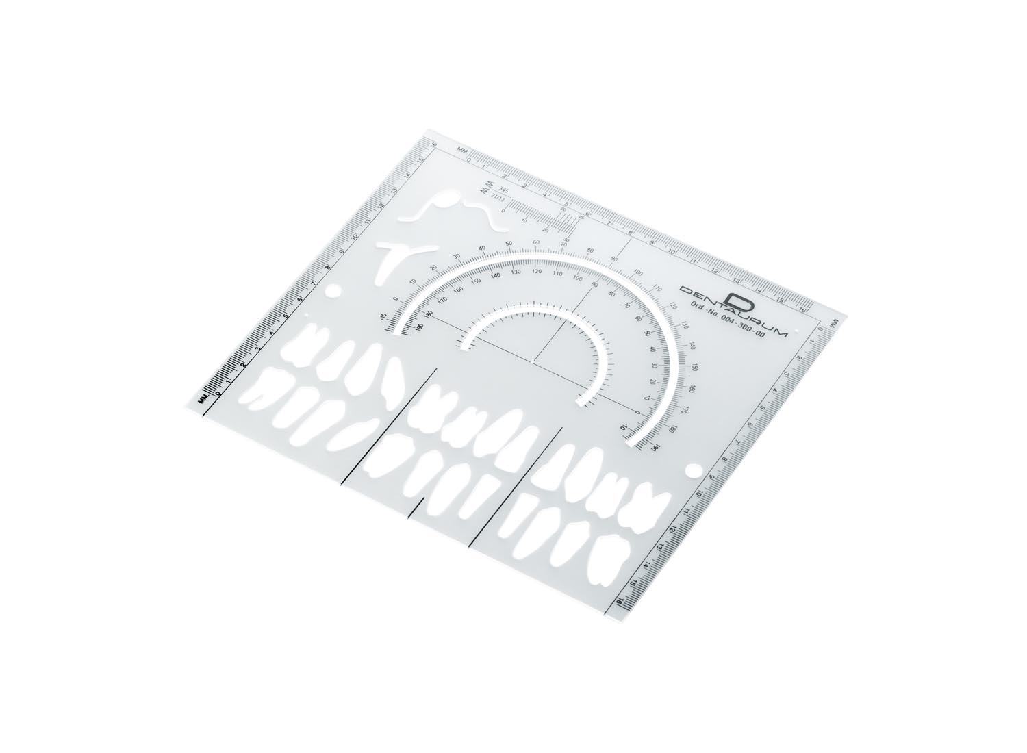 تمپلیت رادیوگرافی Tracing protractor برند دنتاروم