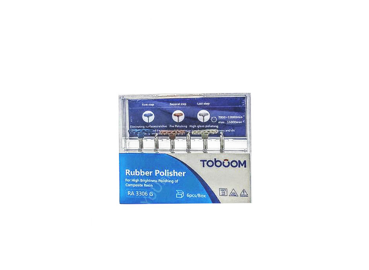 دیسک پرداخت خورشیدی برند توبوم Toboom_Rubber Polisher