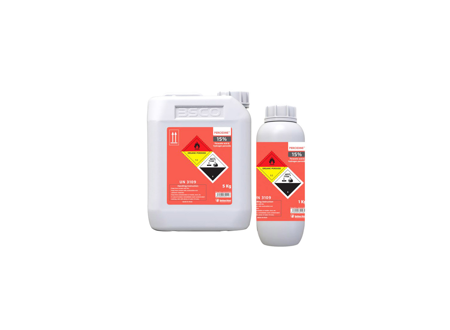 ضدعفونی کننده 15 درصد پرسیدین جنرال گرید غذایی