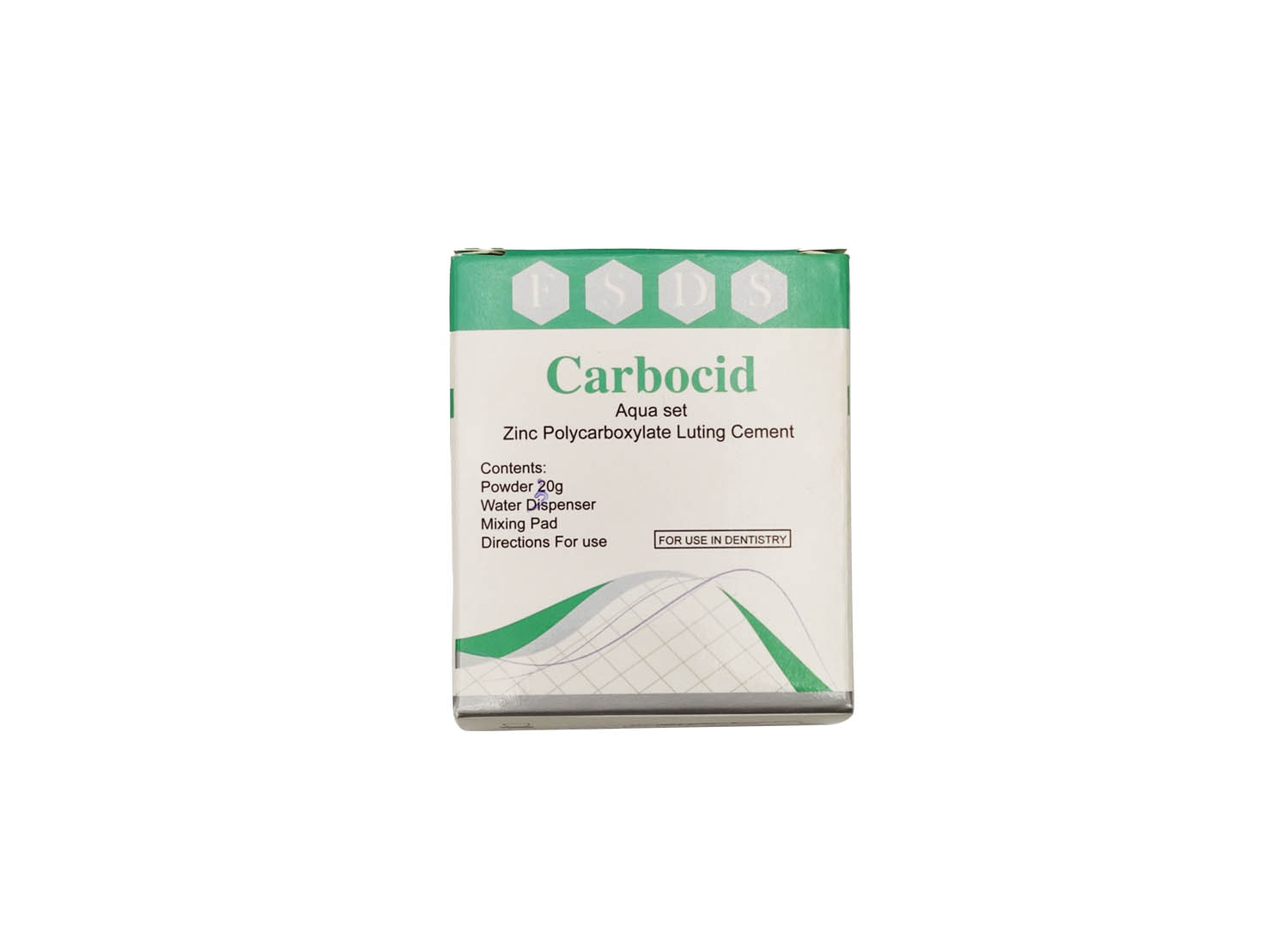 سمان زینک پلی کربوکسیلات CARBOCID قوطی 20 گرمی برند FSDS