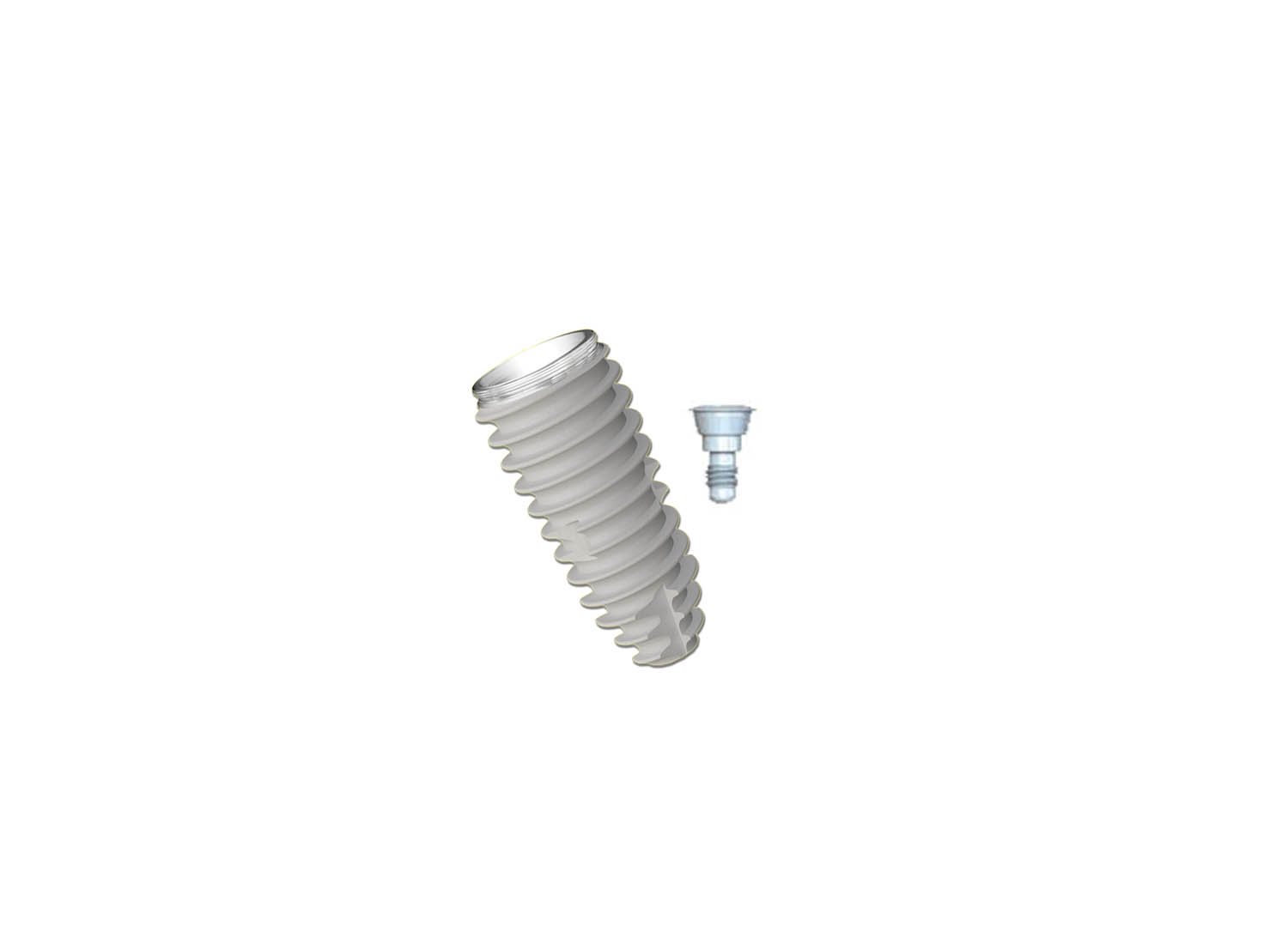 قطعه اباتمنت Fixture + Cover Screw قطر 4 میلی متر برند Medeff