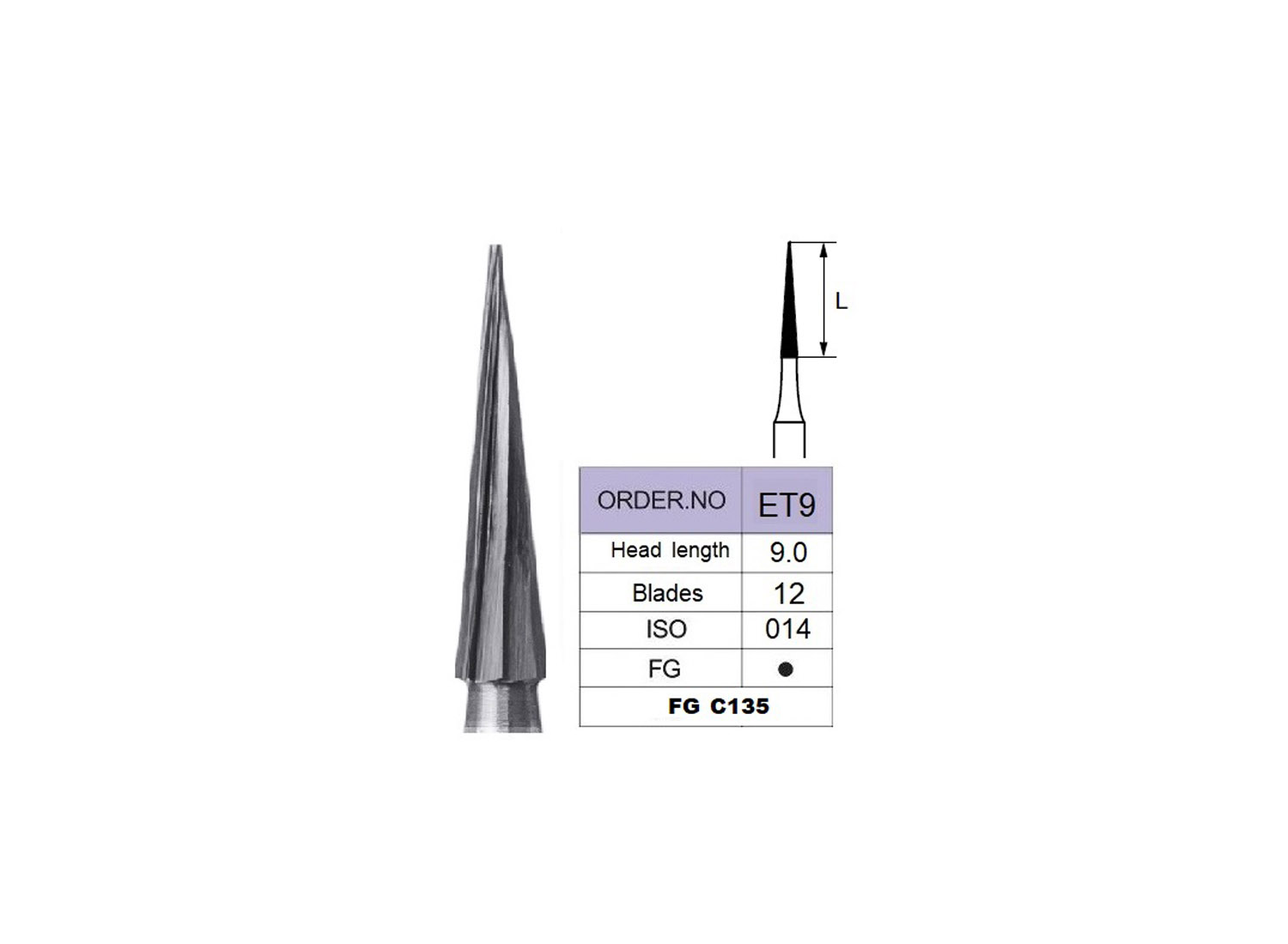 فرز کارباید فینیشینگ و پالیشینگ مدل FG C135 برند اسمیدنت