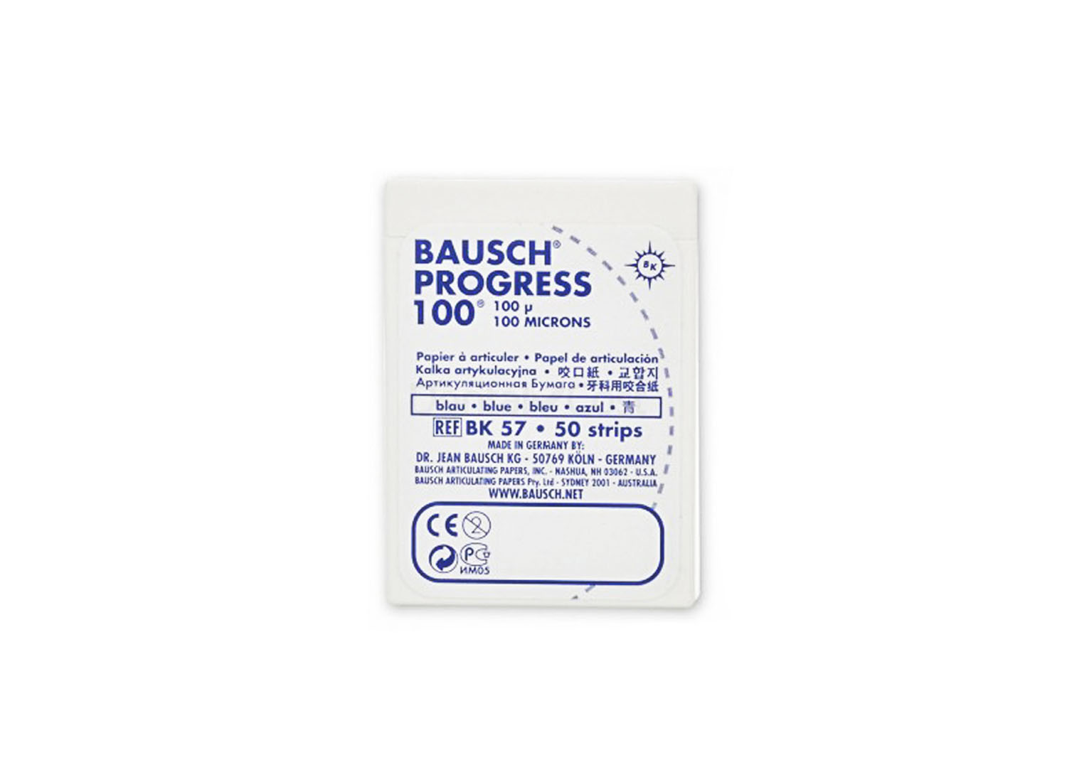 کاغذ آرتیکولاسیون 100 میکرون برند Bausch