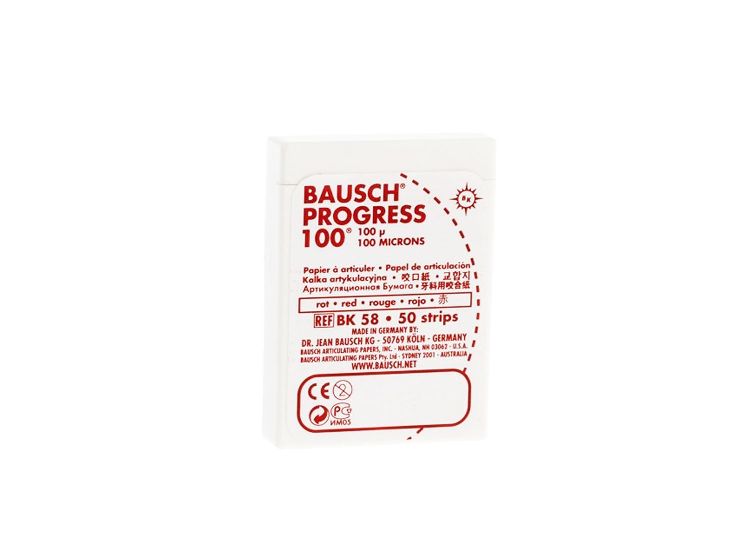 کاغذ آرتیکولاسیون 100 میکرون برند Bausch