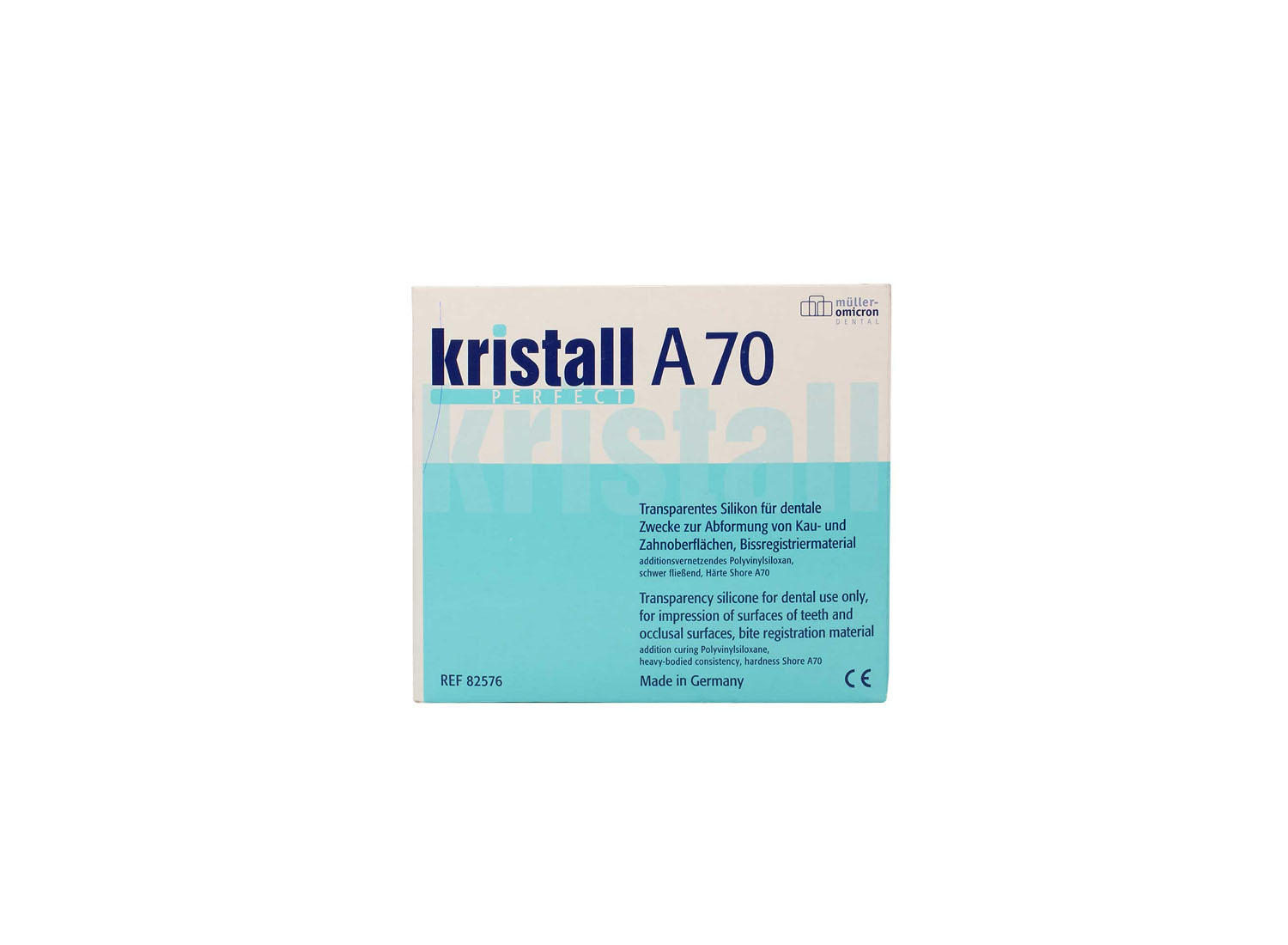 ماده ثبت بایت شفاف KRISTALL PERFECT A70 برند Muller-Omicron