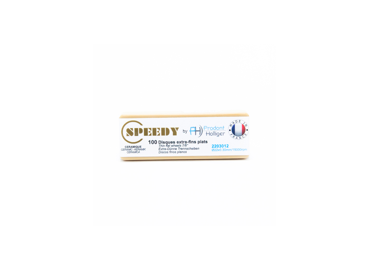 دیسک پرداخت کاغذی شکلاتی Speedy بسته 100 عددی برند Prodont Holliger