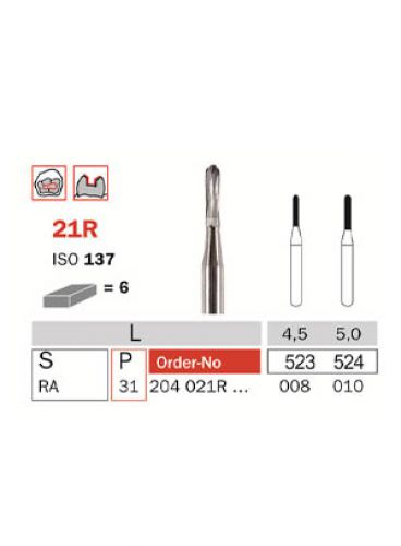 |فرز کارباید استوانه ای آنگل مدل 6 عددی کد 21R دیا سوئیس