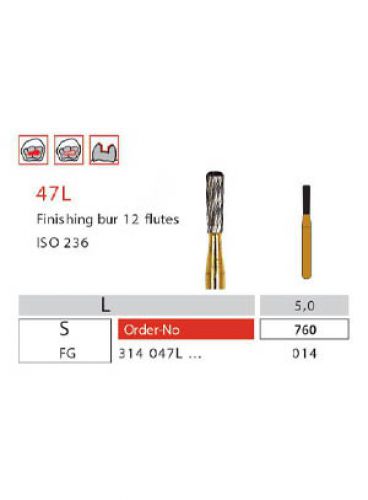 |فرز کارباید فینیشینگ استوانه ای 12 پره توربین 6 عددی کد 47L دیا سوئیس