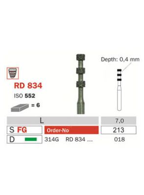 |فرز الماسی سر موج دار 6 عددی کد RD 834 دیا سوئیس