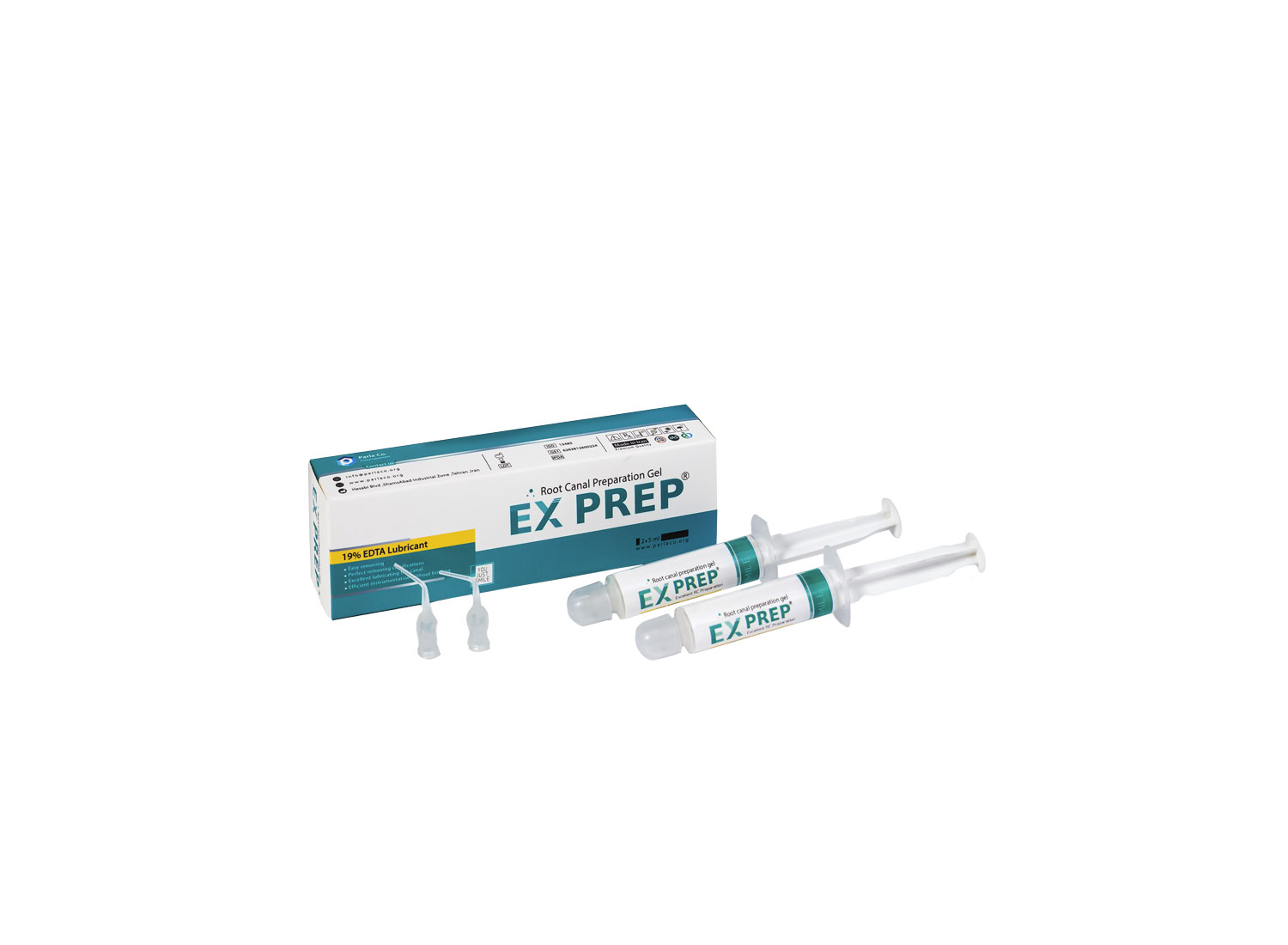 ژل آرسی پرپ 19 درصد Ex Prep سرنگ 5 میلی لیتر برند پارلا