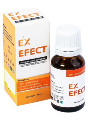 |محلول فرموکروزول EX EFECT بطری 18 میلی لیتری برند پارلا