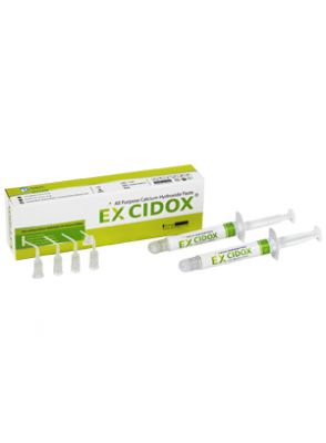 |خمیر کلسیم هیدروکساید EX CIDOX سرنگ 6 میلی لیتری برند پارلا