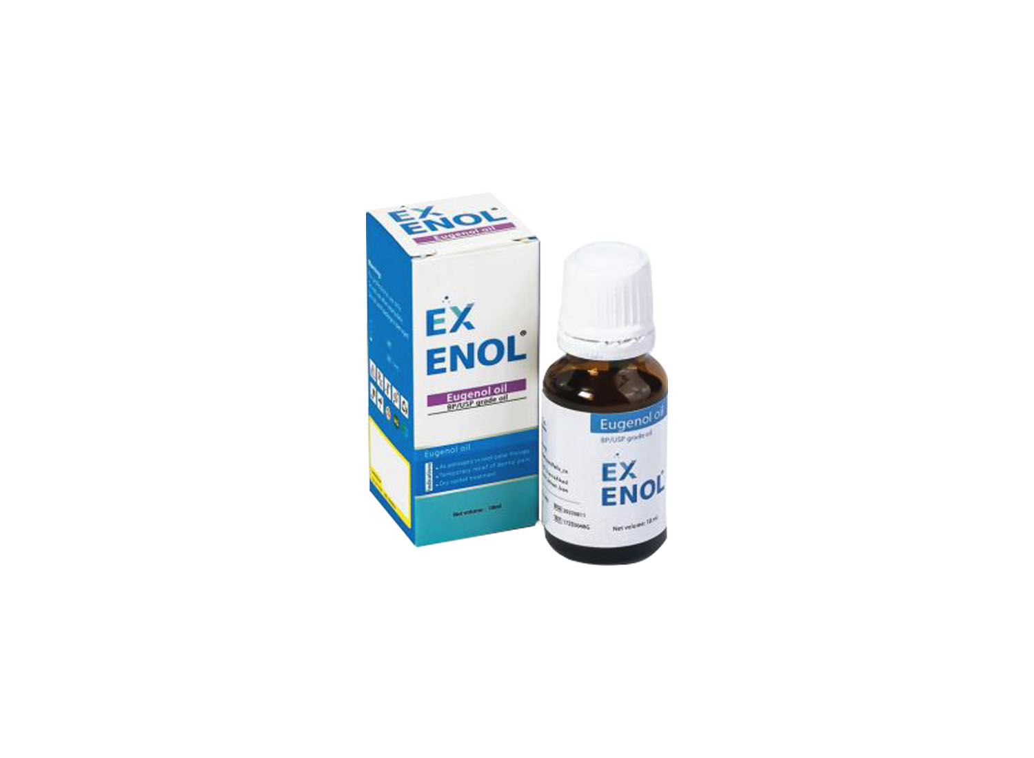 مایع اوژنول EX ENOL بطری 18 میلی لیتری برند پارلا