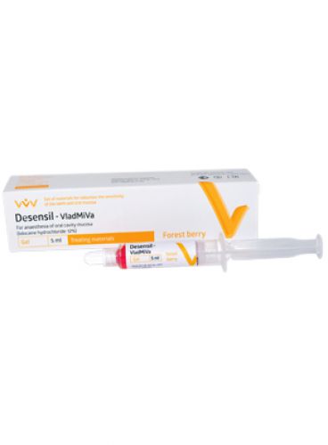 |ژل ضد حساسیت دندانپزشکی Desensil سرنگ 5 میلی لیتری برند VLADMIVA
