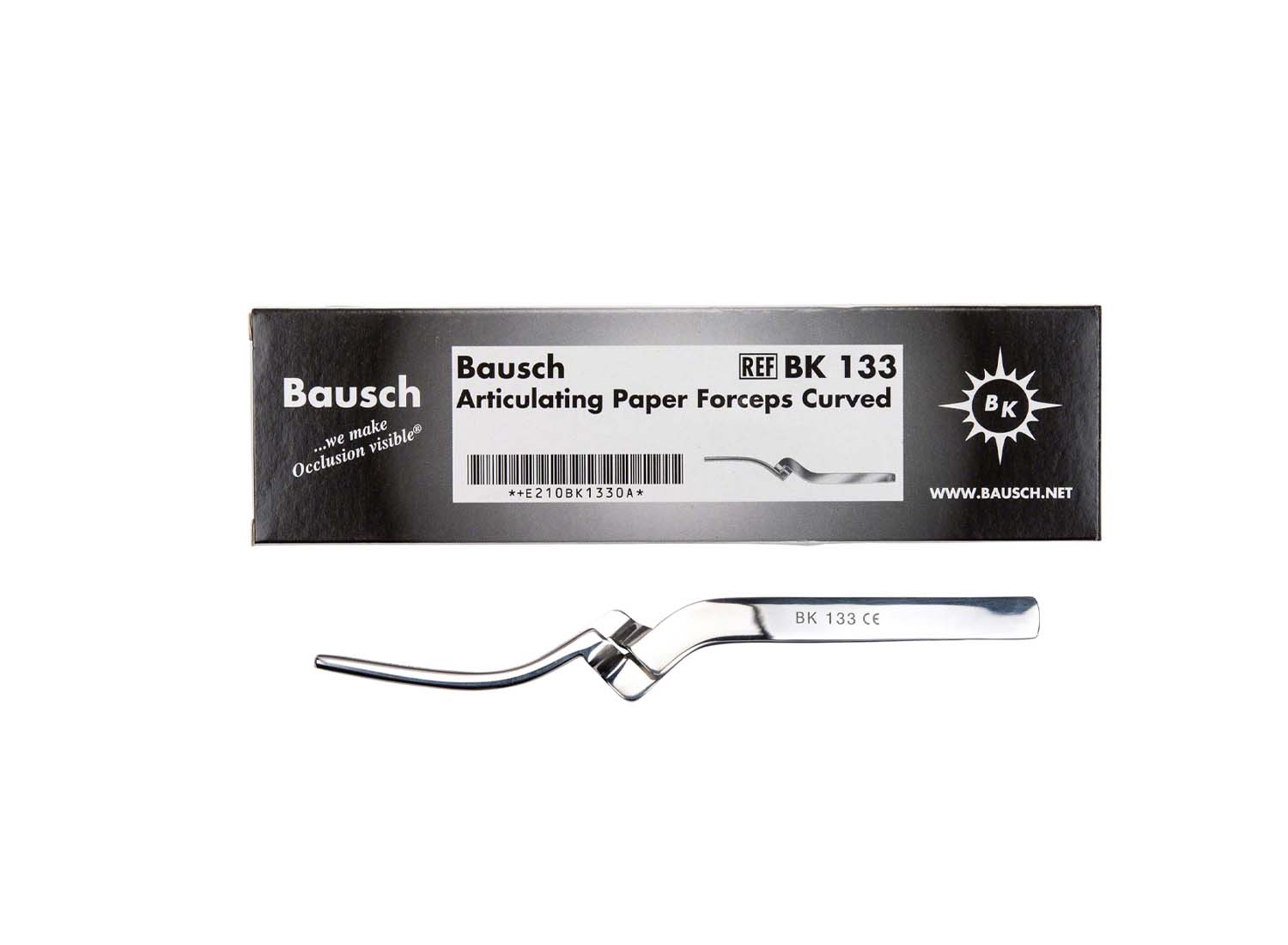 فورسپس منحنی کاغذ آرتیکولاسیون دندانپزشکی BK 133 برند Bausch
