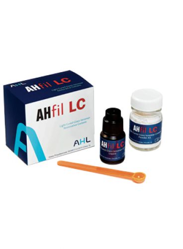 |گلاس آینومر ترمیمی لایت کیور AHfil LC برند AHL