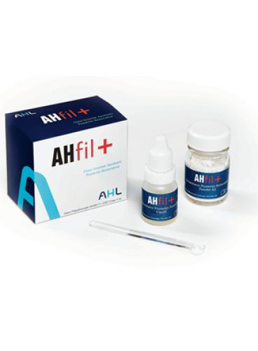 |گلاس آینومر ترمیمی سلف کیور AHfil+ برند AHL