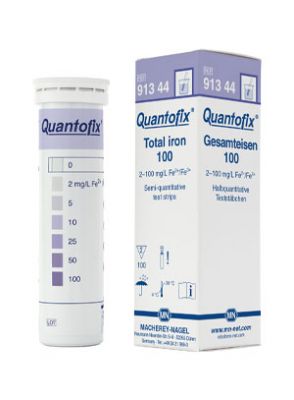 |نوار تست نیمه کمی آهن QUANTOFIX Total iron 100 برند Macherey-Nagel