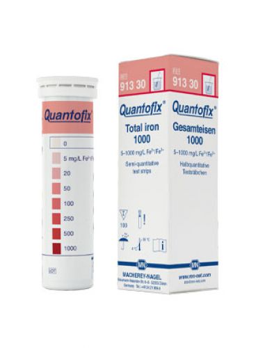 |نوار تست نیمه کمی آهن QUANTOFIX Total iron 1000 برند Macherey-Nagel