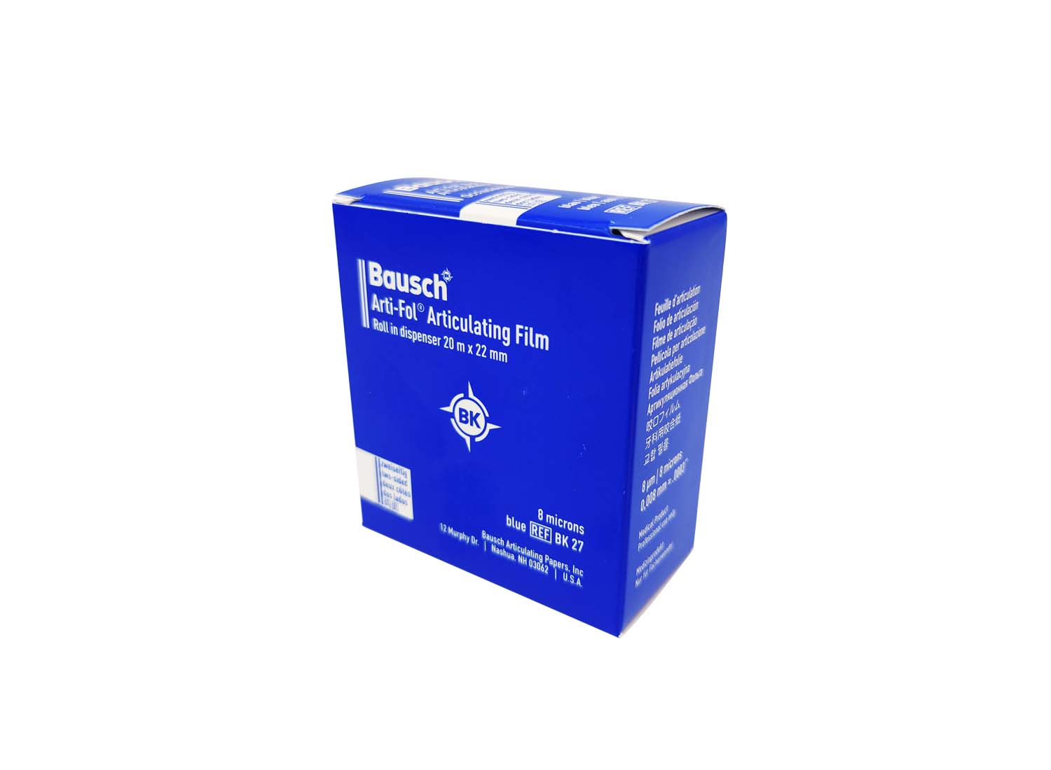 کاغذ آرتیکولاسیون 8 میکرون Arti-Fol برند Bausch