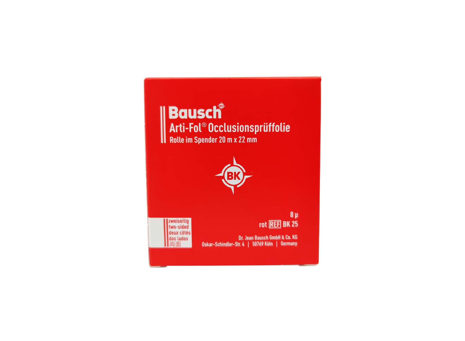 کاغذ آرتیکولاسیون 8 میکرون Arti-Fol برند Bausch