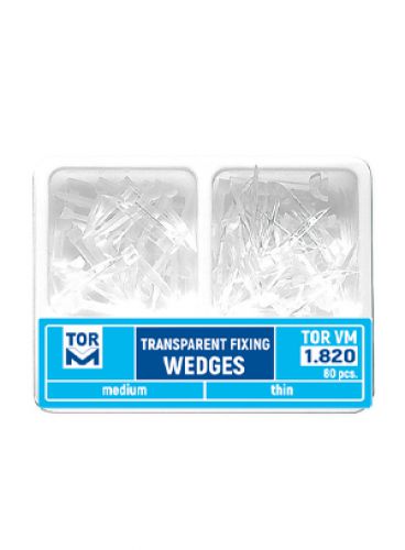 |وج پلاستیکی شفاف Transparent Fixing بسته 80 عددی برند TORVM