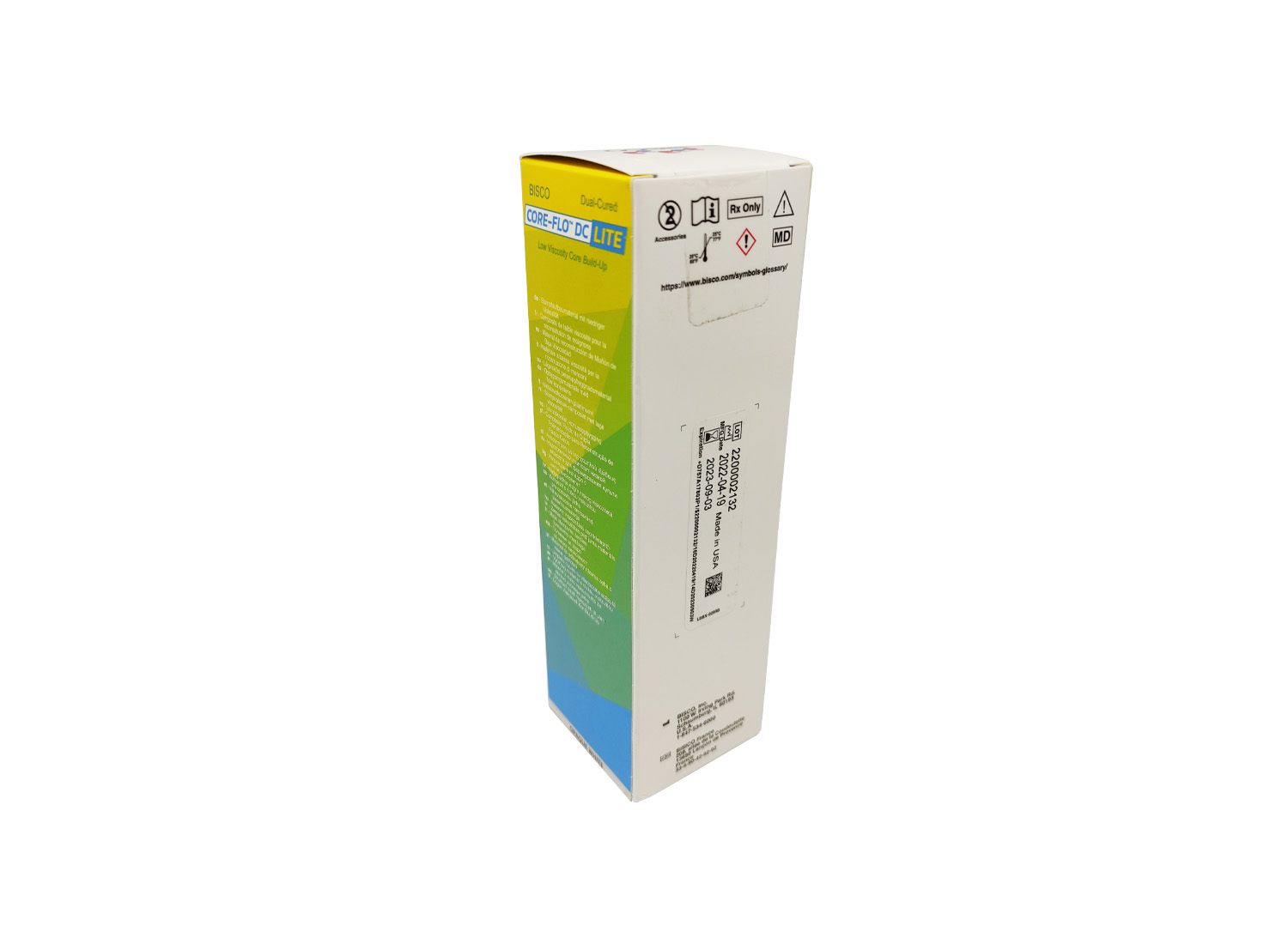 کامپوزیت کوربیلدآپ فلو دوال کیور Core-Flo DC LITE-Opaque White برند Bisco